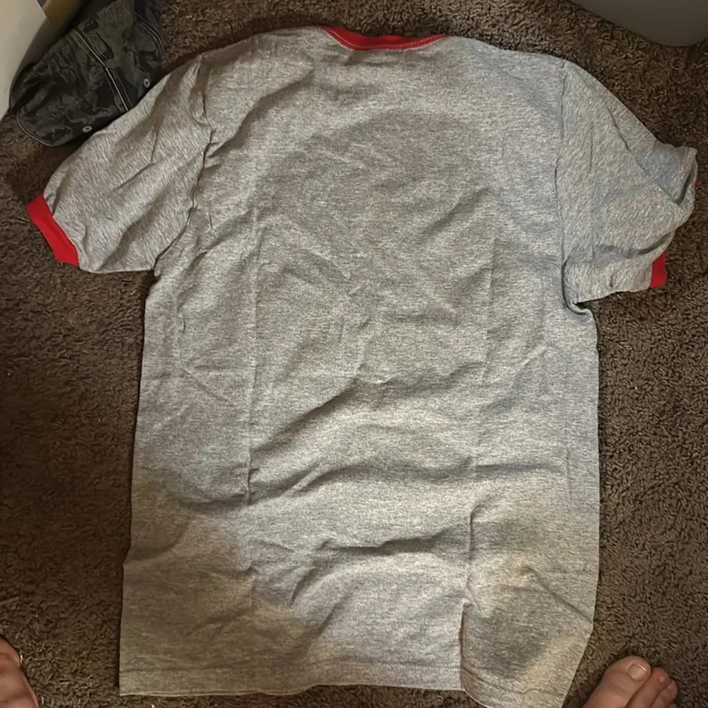 Pride Disneyland Mickey T shirt. Grey with rainbow Mickey on front. - Picture 4 of 4